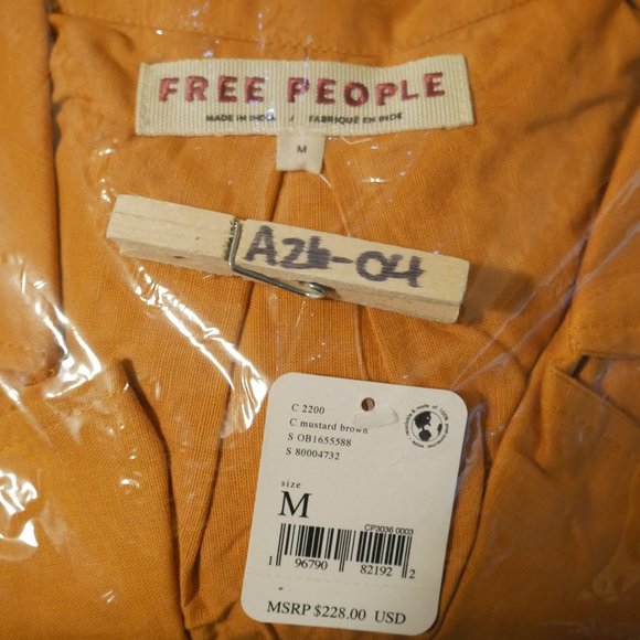 Free People Susanna Cutwork Longline Duster Jacket Sizes XS Festival Statement - Picture 7 of 14